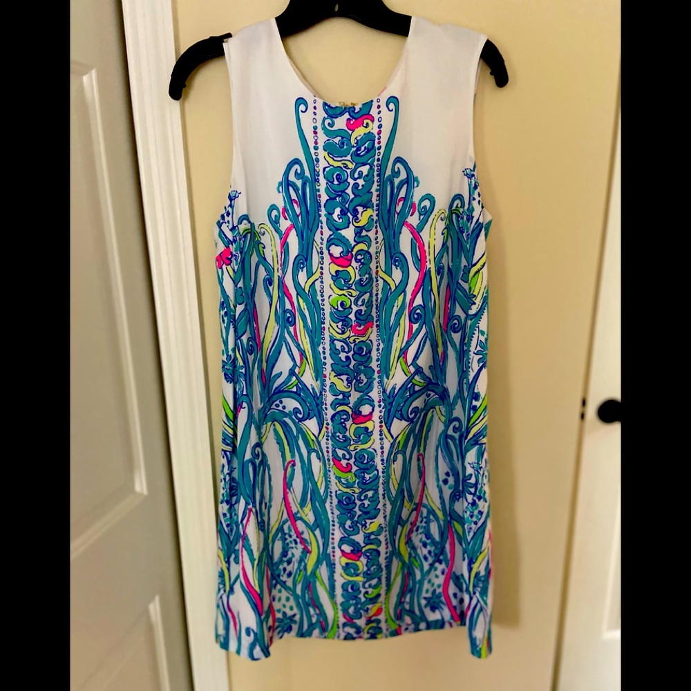 EUC Lilly Pulitzer Silk dress Size Med